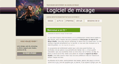 Desktop Screenshot of logiciel-mixage.com